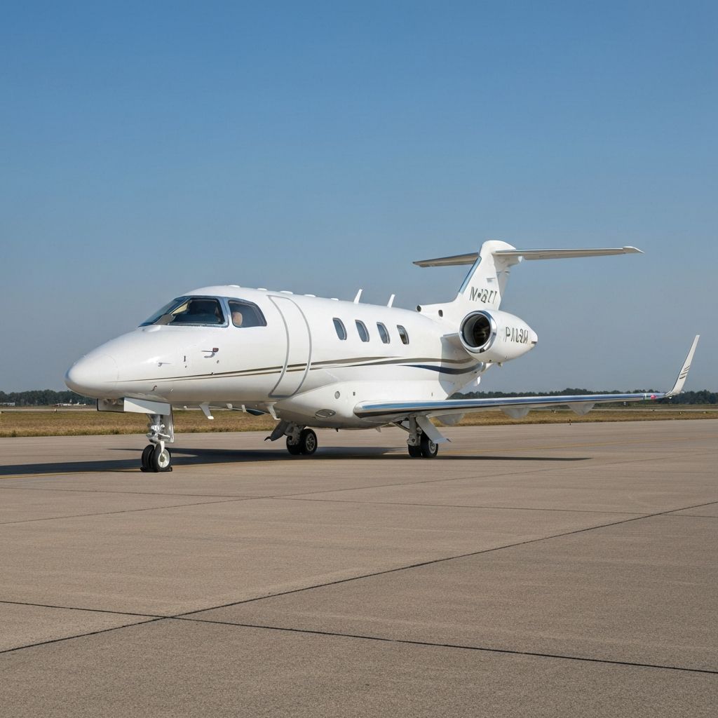 Embraer Phenom 100 light jet aircraft